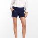 Lilly Pulitzer Shorts | Lilly Pulitzer | Sloane True Navy Blue Solid Side Button Shorts Women’s Size 8 | Color: Blue | Size: 8