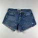 Madewell Shorts | Madewell Jean Shorts Women's 24 Slim Boy Blue Fade Whiskers Cut Off Denim Jorts | Color: Blue | Size: 24