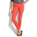 Madewell Jeans | Madewell Skinny Skinny Ankle Jeans Paprika Size 26 | Color: Orange/Red | Size: 26