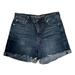 American Eagle Outfitters Shorts | Ae Stretch Denim Mom Shorts Sz 4 | Color: Blue | Size: 4