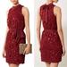 Anthropologie Dresses | Anthropologie Sachin & Babi Rosette Sequin Dress | Color: Red | Size: 0