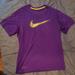 Nike Shirts | Dark Purple Nike Dri-Fit T-Shirt | Color: Purple/Yellow | Size: S