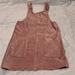 Jessica Simpson Dresses | Jessica Simpson Girls Velour Overall Dress | Color: Pink | Size: 4tg