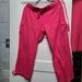 Nike Pants & Jumpsuits | Nike Active Crop Pants M | Color: Pink/White | Size: M