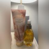 Victoria's Secret Bath & Body | Beauty Bundle: Argan Oil Of Morocco Dry Oil Mist & Vs Coconut Milk & Rose Lotion | Color: Red | Size: Os