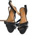 Coach Shoes | Coach Ankle Strap Sandals Braided Leatherwomen’s 6.5b | Color: Black/Brown | Size: 6.5