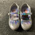 Disney Shoes | Disney Frozen Dress Shoes | Color: Blue/Silver | Size: 1g