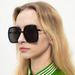 Gucci Accessories | Gucci Gg0890s 001 Sunglasses Black Gray Square Women | Color: Black/Gray | Size: Os