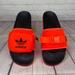 Adidas Shoes | Adidas Originals Women’s Pouchylette Slides Sandals Size 11 (Gy1009) | Color: Black/Red | Size: 11
