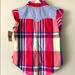 Levi's Shirts & Tops | 3/$25 Levi’s Girls Cotton Plaid Top 8-10yrs | Color: Blue/Red | Size: 8-10 Yrs (Girls)