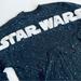 Disney Tops | Disney Star Wars Spirit Jersey Long Sleeve Shirt Galaxy Print Small | Color: Black/White | Size: S