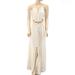 Free People Dresses | Free People Endless Summer Halter Solid Cutout Maxi Dress Cotton Beach M | Color: Cream | Size: M