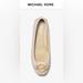 Michael Kors Shoes | Like New!! Michael Kors Pink Fulton Faux Saffiano Leather Moccasin. | Color: Pink | Size: 6.5