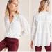 Anthropologie Tops | Anthropologie Maeve Angela Ruffled Peasant Blouse In White | Color: White | Size: S