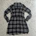American Eagle Outfitters Dresses | American Eagle Plaid Flannel Dress | Color: Black/White | Size: M