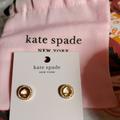 Kate Spade Jewelry | Kate Spade "Spot The Spade" Stud Earrings. Nwt Includes Dust Bag | Color: Gold/Silver | Size: Os