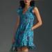 Anthropologie Dresses | Host Pick 11/10 Anthropologie The Peregrine Mini Dress Nwt!! | Color: Blue | Size: Mp