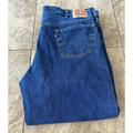 Levi's Jeans | Levis 550 Jeans Mens Size 45x31 Blue Denim Flat Front Straight Jeans | Color: Blue | Size: 45