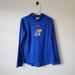 Adidas Tops | Kansas Jayhawks Long Sleeve Hooded Training Shirt Womens Medium Blue Adidas Ncaa | Color: Blue | Size: M