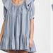 Free People Dresses | Free People Mini Denim Dress | Color: Blue | Size: Xs