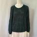 Anthropologie Sweaters | Anthropologie Forest Green Ribbed Knit Crewneck Sweater Pullover | Color: Green/White | Size: M