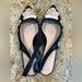 Kate Spade Shoes | Black And Floral Kate Spade Sling Back Flats | Color: Black | Size: 8