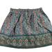 Converse Skirts | Converse One Star Skirt Womens Size Medium Paisley Blue Red Short Cotton Pockets | Color: Blue/Red | Size: M