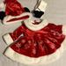 Disney Matching Sets | Disney Baby-New W/Out Tags 3-Piece Set | Color: Red/White | Size: 3-6mb