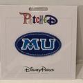 Disney Other | Disney Parks Monsters Inc University Mu Temporary Or Permanent Fabric Patch Glue | Color: Blue/White | Size: One Patch