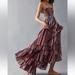 Free People Dresses | Free People Extra Tropical Plaid Maxi Dress-Xs | Color: Orange/Red | Size: Xs