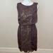 Jessica Simpson Dresses | Boden Ada Textured Embroidered Sleeveless Brown Sheath Dress Size 10 | Color: Brown | Size: Xs