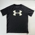 Under Armour Shirts & Tops | Kids Under Armour Black Short Sleeve Tech T Shirt W/ White Under Armour Logo | Color: Black/White | Size: Sb