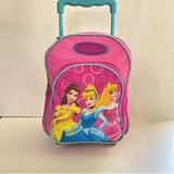 Disney Accessories | Disney Princess Rolling Backpack/Luggage | Color: Pink | Size: See Photos