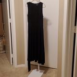 Ralph Lauren Dresses | 2. Ralph Lauren Black Jersey Knit Sleeveless Tea Length Dress | Color: Black | Size: 10
