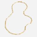 J. Crew Jewelry | J.Crew Demi-Fine 14k Gold-Plated Short Paper-Clip Necklace | Color: Gold | Size: Os