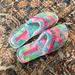 Lilly Pulitzer Shoes | Lilly Pulitzer Slippers | Color: Blue/Pink | Size: 7