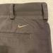 Nike Shorts | Nike Fit Dry Chino Golf Shorts Mens 34 Flat Front Stretch Swoosh Logo Outdoor | Color: Black | Size: 34