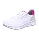 ara Damen Sapporo Sneaker, Weiss,PINK,Pebble, 37 EU Weit