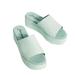 Free People Shoes | Free People Harbor Flatform Sandals Platform Slide Mint Green Size Uk 41 Us 11 | Color: Green | Size: 11