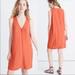 Madewell Dresses | Madewell | Orange Polka Dot Button Front Sleeveless Dress Women’s Size Small | Color: Orange/White | Size: S