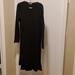 Zara Dresses | 6. Zara Long Sleeve T-Shirt Knit Maxi Dress | Color: Black | Size: M