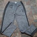 Adidas Bottoms | Boys Adidas 3 Stripe Size Xl Pants In Grey | Color: Black/Gray | Size: Xlb