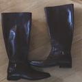 Ralph Lauren Shoes | Designer Knee High Leather Boots | Color: Brown | Size: 7.5