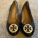 Tory Burch Shoes | Black Tory Burch Flats | Color: Black/Gold | Size: 7