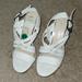 Jessica Simpson Shoes | Jessica Simpson White Wedge Sandals | Color: White | Size: 7.5