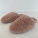 Madewell Shoes | Madewell Pink Recycled Faux Fur Quilted Scuff Slippers | Color: Pink | Size: 8