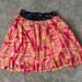 Anthropologie Skirts | Anthropologie Vanessa Virginia Stretch Waist Cotton Summer Flouncy Skirt. | Color: Pink/Yellow | Size: 10