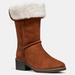 Coach Shoes | Coach | Nwt Turnlock Shearling Boots Suede Brown Size 5 | Color: Brown | Size: 5