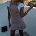Brandy Melville Dresses | Brandy Melville Corduroy Overalls Dress - Size Xsmall | Color: Pink | Size: Xs