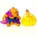 Disney Toys | Disney Applause Princess Belle Beauty & The Beast Toy Figurines Pvc Cake Topper | Color: Purple/Yellow | Size: Everyone